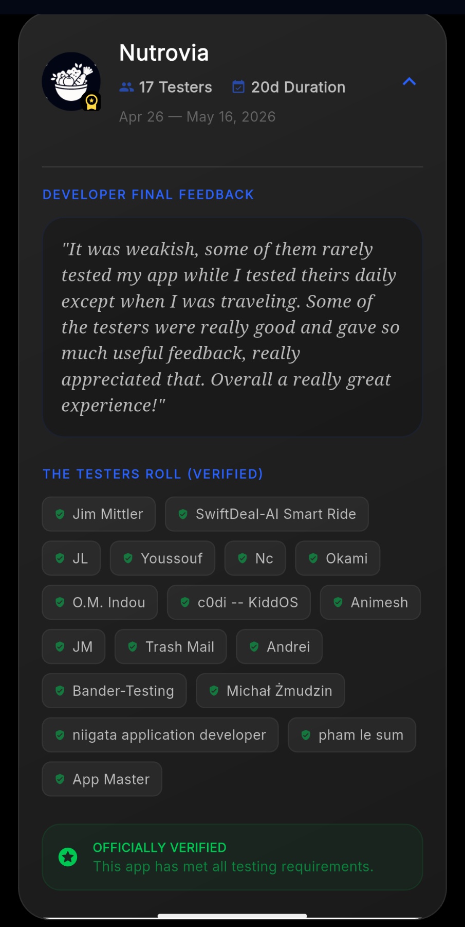 Developer Discovery